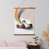 Race Car Hangend Wandkleed (Slaapkamer)