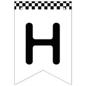 Race Car Happy Birthday Party Decor Vlaggetjes (Tweede vlag)