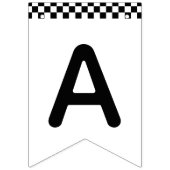 Race Car Happy Birthday Party Decor Vlaggetjes (Derde vlag)