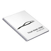 Race Car-laptop - Aangepast Notitieboek (Rechterzijde)