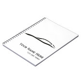 Race Car-laptop - Aangepast Notitieboek (Linkerzijde)