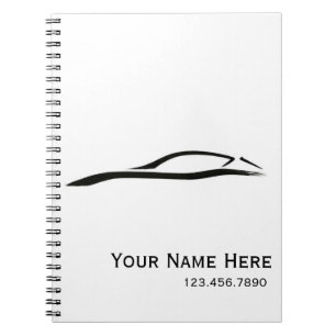 Race Car-laptop - Aangepast Notitieboek