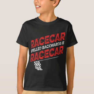 Race Car Lovers Car Racing Apparel Racecar Spellin T-shirt