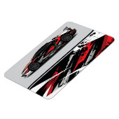 Race Car Magnet Magneet (Linkerzijde)