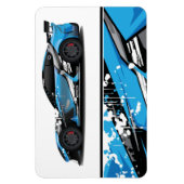 Race Car Magnet Magneet (Verticaal)