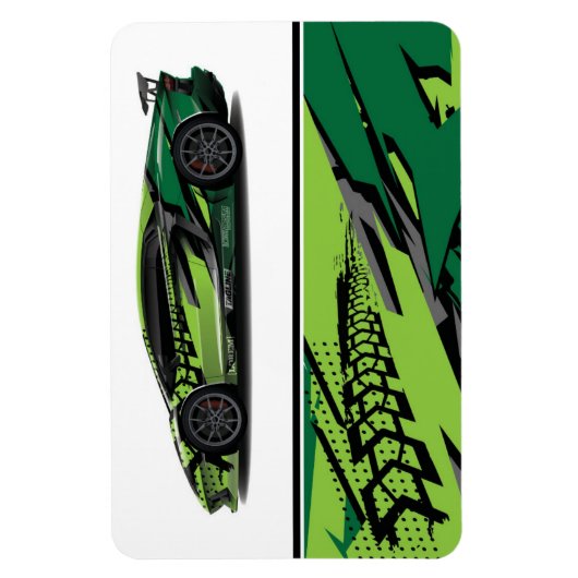 Race Car Magnet Magneet (Verticaal)