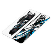 Race Car Magnet Magneet (Linkerzijde)
