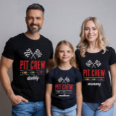Race Car Matching Pit Crew Mama T-shirt