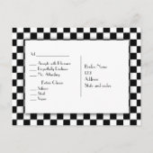 Race Car met Menu RSVP (Achterkant)