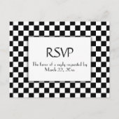 Race Car met Menu RSVP (Voorkant)