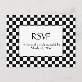 Race Car met Menu RSVP