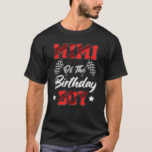 Race Car Mimi van de Verjaardag Boy Racing Family  T-shirt