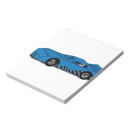 Race Car Notitieblok (Linkerzijde)