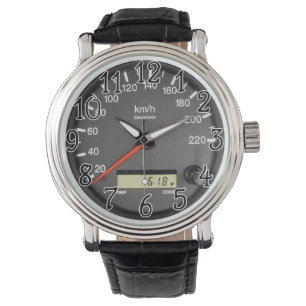 Race Car Odometer Watch Horloge