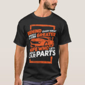 Race Car Outfit voor een Race Car Driver 1 T-shirt (Voorkant)