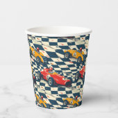 Race Car Paper Cups Birthday Party Papieren Bekers (Voorkant)