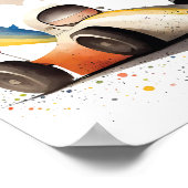 Race Car Poster (Hoek)