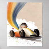 Race Car Poster (Voorkant)