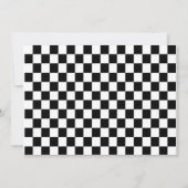 Race Car Racecar Brithday Boys Kaart (Achterkant)