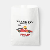 Race Car Racing Birthday Party Favor Bag Bedankzakje (Voorkant)