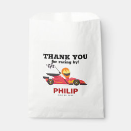 Race Car Racing Birthday Party Favor Bag Bedankzakje