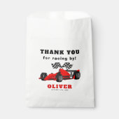 Race Car Racing Birthday Party Favor Bag Bedankzakje (Voorkant)