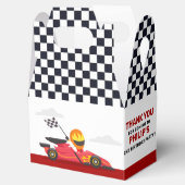 Race Car Racing Birthday Party Gecontkerkeerd Bedankdoosjes (Geopend)