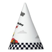 Race Car Racing Birthday Party Pet Feesthoedjes (Rechts)