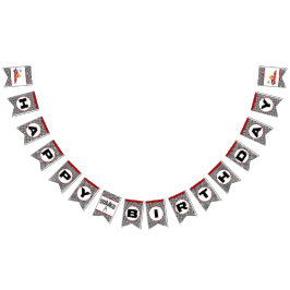 Race Car Racing Birthday Party Vlaggetjes