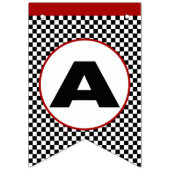 Race Car Racing Birthday Party Vlaggetjes (Derde vlag)