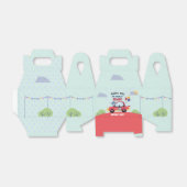 Race Car Racing Kid's Birthday Theme Bedankdoosjes (Uitgevouwen)