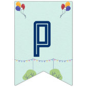 Race Car Racing Kind Birthday Bunting Banner (Derde vlag)