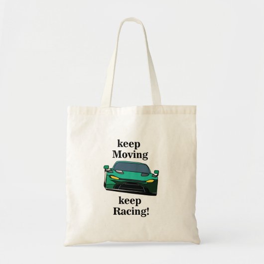 Race Car Racing Racer Verjaardag Tote Bag (Voorkant)