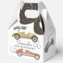 Race Car Racing Theme Party Boxes Bedankdoosjes