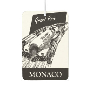 Race Car  Retro Grand Prix Monaco 1930 Luchtverfrisser
