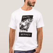 Race Car  Retro Grand Prix Monaco 1930 T-shirt (Voorkant)