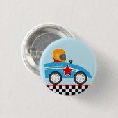 Race Car ronde pin-knop Ronde Button 3,2 Cm (Voorkant /achterkant)