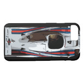 RACE CAR - rood, wit, blauw Case-Mate iPhone Case (Achterkant (Horizontaal))