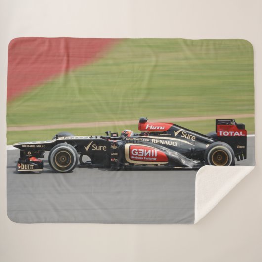 RACE CAR SHERPA DEKEN (Voorkant (horizontaal))