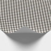 Race Car Theme Geruite Vlag Wrapping Paper Cadeaupapier (Hoek)