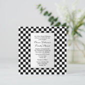 Race Car Theme Weddenschap Kaart (Staand voorkant)