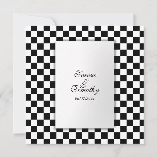 Race Car Theme Weddenschap Kaart (Achterkant)