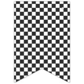 Race Car Two Fast 2 Curious Happy Birthday Party Vlaggetjes (Eerste vlag)