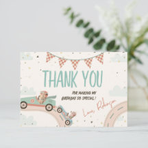 Race Car Two Fast Baby shower Hartelijk dank