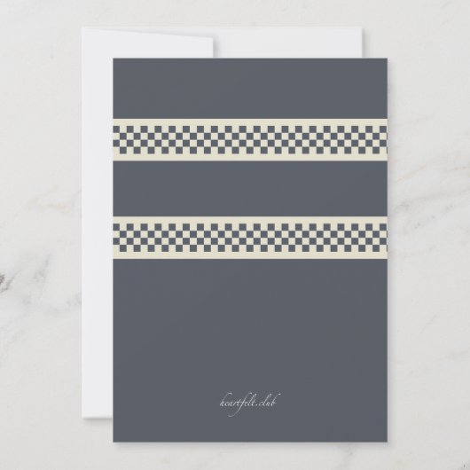 Race Car Uitnodiging (Achterkant)