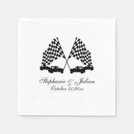 Race Cars Checker-vlag Servet