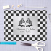 Race Cars Checker-vlag Tissuepapier (Craft)