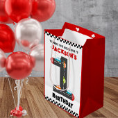 Race Cars First Birthday Kinder Party Medium Cadeauzakje
