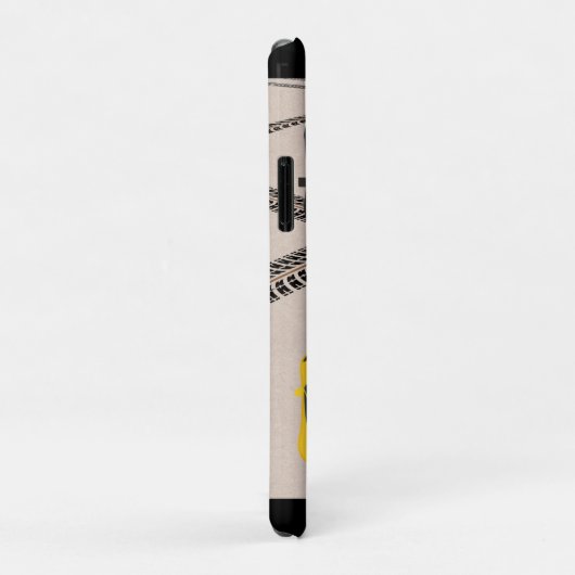 Race Cars met bandenmerken, gepersonaliseerd Case-Mate iPhone Case (Achterkant/rechts)