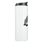 Race Cars Silver Personal Thermosbeker (Gedraaid links)